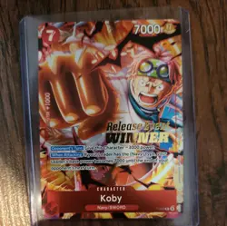 Koby (OP12 Release Event Winner) P-092 - One Piece TCG Promotion Cards PR - Image 1