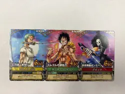 Set of 3 Roronoa Zoro Monkey D Luffy Brook Not for Sale OP One Piece Berry - Image 1