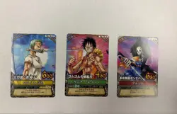 Set of 3 Roronoa Zoro Monkey D Luffy Brook Not for Sale OP One Piece Berry - Image 2