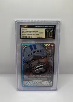 One Piece CCG Awakening of the New Era Sakazuki OP05-041 Leader CGC Pristine 10 - Image 1