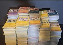 500+ Pokemon Card Bulk Lot | Free EX/V/VSTAR Rare + Holos | Makes a great gift! - Image 4