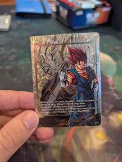 Vegito Gold Energy Marker E-18* dragon ball super fusion world card game - Image 1