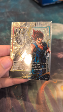Vegito Gold Energy Marker E-18* dragon ball super fusion world card game - Image 2