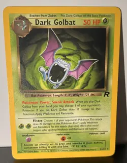 Dark Golbat 24/82 Team Rocket Non Holo Pokemon Card - Image 1