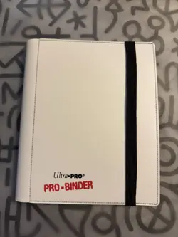 Ultra Pro - 4 Pocket Pro Trading Card TCG Binder White - Image 1