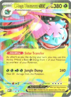 Mega Venusaur EX Oversized Jumbo Holo #013/83 Pokemon Card Generations - Image 1