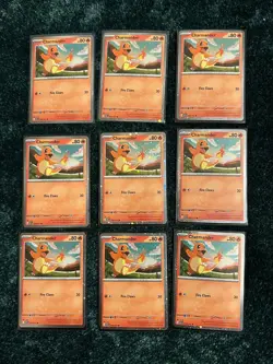 Pokemon TCG Charmander Cosmos Promo 9 Cards Near Mint 020/217 Ascended - Image 1