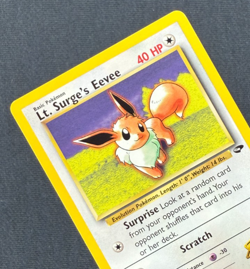 LT. SURGE'S EEVEE (NM/LP) - Gym Challenge 51/132 - Pokemon Trading Card Game - Image 3