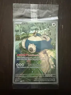 Snorlax SVP EN 051 Black Star Promo Scarlet & Violet Pokemon 151 Card - SEALED - Image 1
