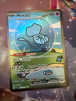 Pokemon Chinese Bubble Mew Ex 151C 191/151 UR Holo Full Art Card - Image 3