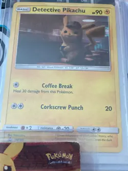 Pikachu - (General Mills) NM ⚡, Detective Pikachu And Topps Holo Card (3) 👀 🔥 - Image 3