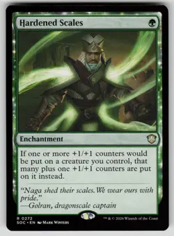 Hardened Scales Rare Commander: Secrets of Strixhaven 272 MTG Near Mint 2026 - Image 1