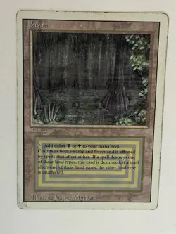 1994 MTG Magic The Gathering Revised Edition Bayou-HP - Image 3