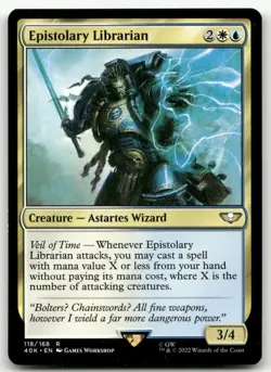 Epistolary Librarian #118 (NM) Warhammer 40,000 40K Magic MTG - Image 1