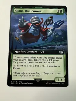 Quina, Qu Gourmet (Extended Art) ✅ Final Fantasy ✅ Magic (mtg) - Image 1