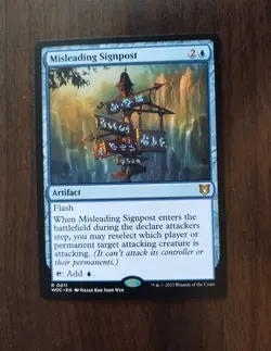 Misleading Signpost Regular NM Rare #011 English 2023 - Image 1