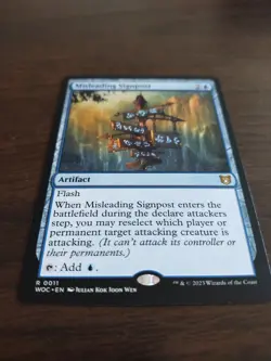 Misleading Signpost Regular NM Rare #011 English 2023 - Image 2