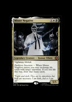 MTG Universes Beyond: Spider-man Mister Negative 0135 NM Mythic Non Foil - Image 1