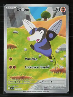 Pokemon 2025 Scarlet & Violet Black Bolt Drilbur #124/86 - Image 1