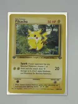 Pikachu 1st Edition Pokemon 60/64 Jungle NM - Image 5