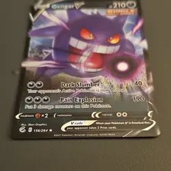 The Pokemon Company Gengar V 156/264 SWSH08: Fusion Strike Ultra Rare Holo 210 - Image 2