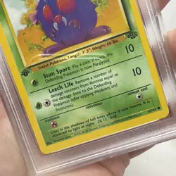 1999 Pokemon Jungle 1st Edition Venonat 63/64 PSA 8 NM-MT - Image 3