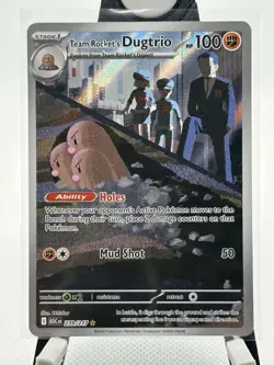 Team Rocket's Dugtrio 239/217 Illustration Rare Ascended Heroes Near Mint - Image 1