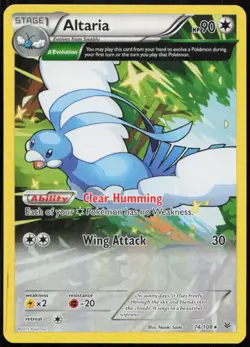Altaria 74/108 LP Roaring Skies Rare Pokemon - Image 1