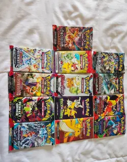14 BRAND NEW SEALED Pokemon Pack Lot Charizard, Eevee, Prismatic Evolution - Image 1