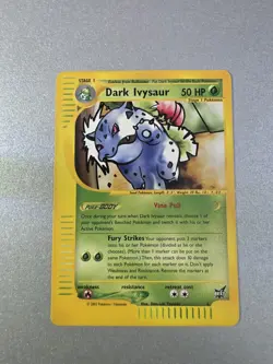 Dark Ivysaur E-reader NM/M 6 - Best Promo - Pokemon 2003 E-Reader - Image 1