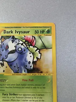 Dark Ivysaur E-reader NM/M 6 - Best Promo - Pokemon 2003 E-Reader - Image 3
