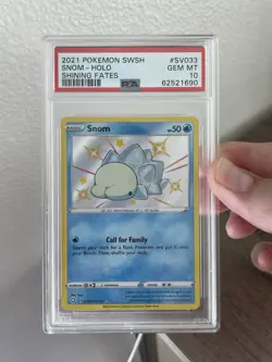 Snom Shining Fates SV033/SV122 Holo PSA Gem Mint 10 LOW POP Shiny Vault 2021 - Image 4