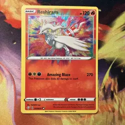 Reshiram Amazing Rare Shining Fates 017/072 NM Holo 2021 Pokemon Near Mint - Image 1