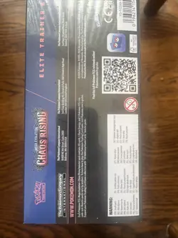 Pokemon Chaos Rising Elite Trainer Box Factory Sealed ETB IN HAND - Image 3