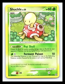 💥 SHUCKLE 2007 Pokemon Secret Wonders # 109/132 Non Holo - Image 1