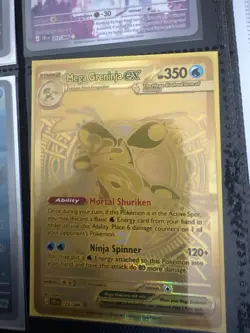 Nintendo Pokemon TCG Mega Greninja EX 122/086 BREAKpoint Secret Rare Full Art - Image 1