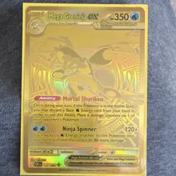 Nintendo Pokemon TCG Mega Greninja EX 122/086 BREAKpoint Secret Rare Full Art - Image 3