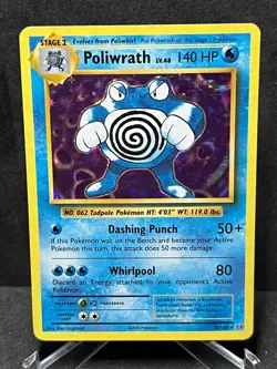 Pokemon Poliwrath Holo Rare 25/108 XY Evolutions LP - Image 1