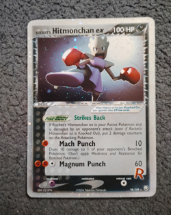 Pokemon EX Team Rocket Returns Rocket's Hitmonchan ex 98/109 Ultra Rare Holo - Image 1