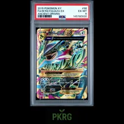 Pokemon M Rayquaza EX Full Art Ultra Rare Holo XY Ancient Origins 98/98 PSA 6 - Image 1