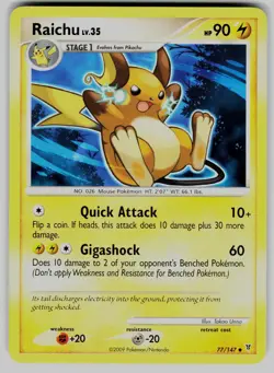 Raichu 77/147 Uncommon Supreme Victors Pokemon Near Mint - Image 1