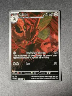 Scizor 205/197 Obsidian Flames Illustration Rare Pokemon TCG NM FREE SHIPPING - Image 1