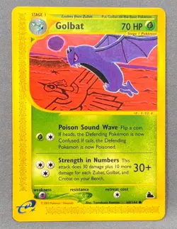 NM Golbat 60/144 Skyridge Pokemon Tomokazu Komiya eReader - Image 1