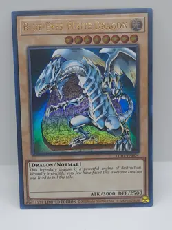 YU-GI-OH Ultra Rare Blue-Eyes White Dragon LC01-EN004 - Image 1