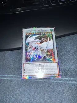 Yugioh Cosmic Blazar Dragon MP24-EN029 1st Quarter Century Secret Rare - Image 1