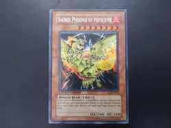 Yugioh - Sacred Phoenix of Nephthys EEN-ENSE3 Limited Edition Secret Rare Promo - Image 1