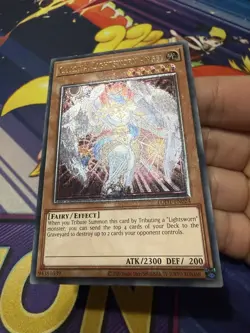 Yugioh TCG Celestia Lightsworn Angel LODT-EN024 2020 Reprint Ultimate Rare (UTR) - Image 2