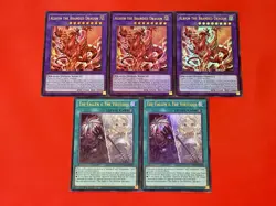 2x The Fallen & The Virtuous + 3x Albion The Branded Dragon | YuGiOh! - Image 1