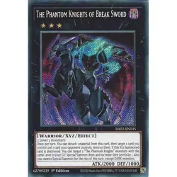 RA02-EN035 The Phantom Knights of Break Sword Secret Rare 1st YuGiOh! - Image 1