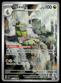 Pokemon TCG Shrouded Fable #077/064 Fraxure NM - Image 1